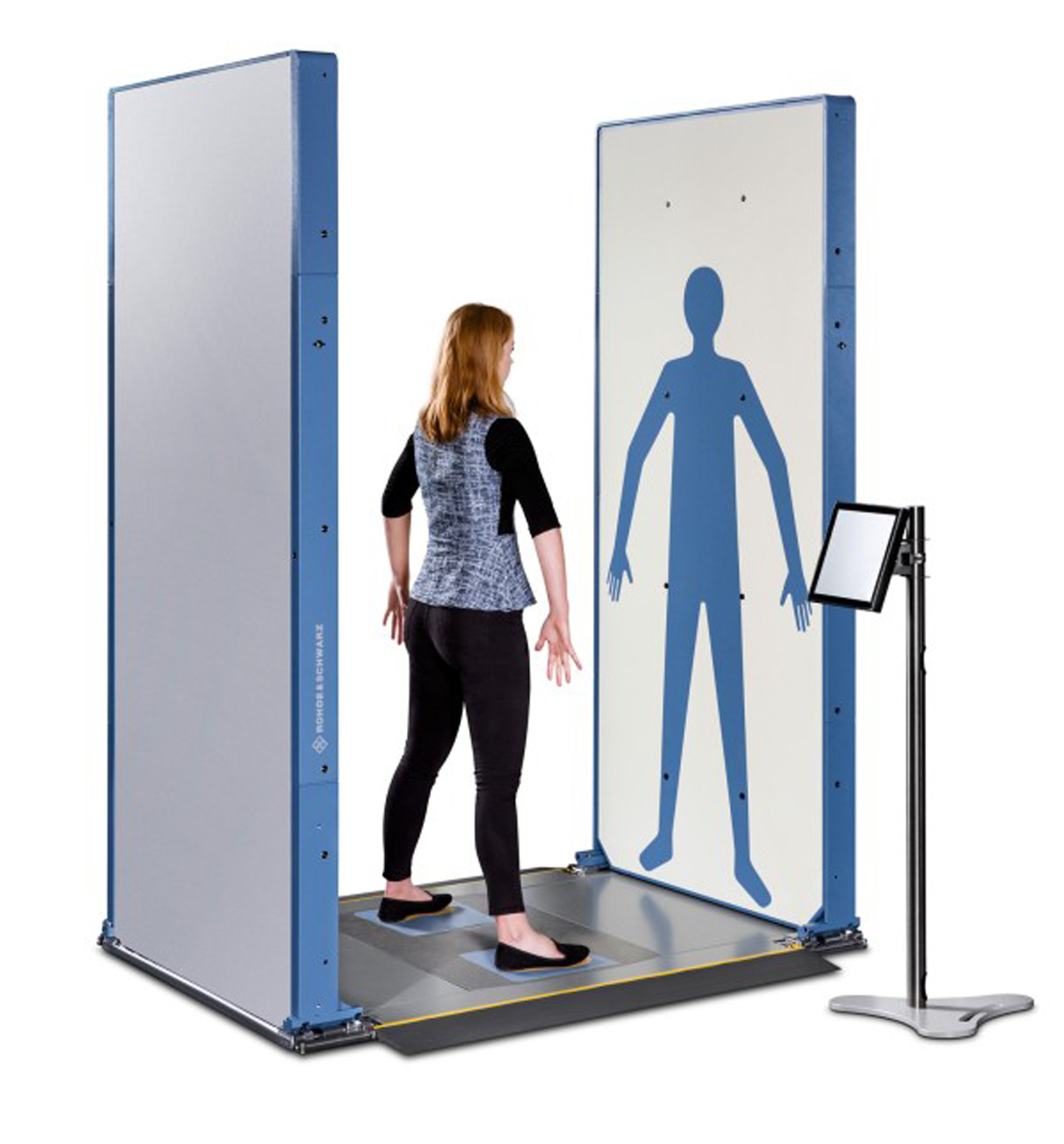 Quick Screening R&S®QPS201 Quick Personnel Security Scanner | Millimeter-Wave Screening