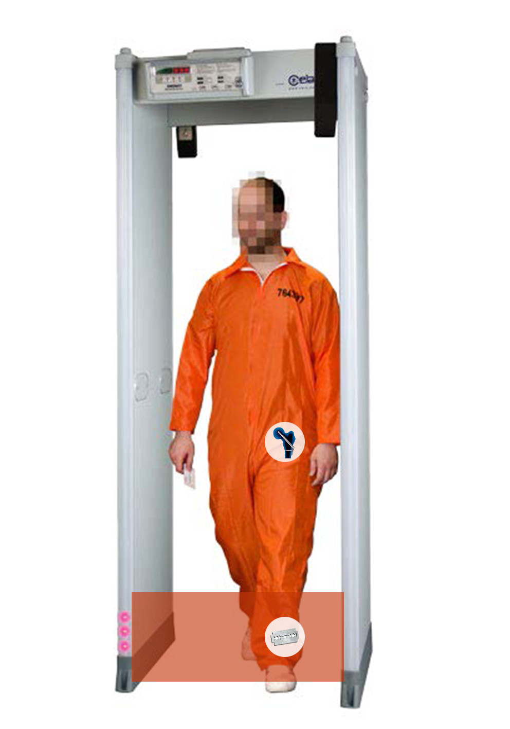 CEIA SMD601 Plus | Employee Exit Metal Detector