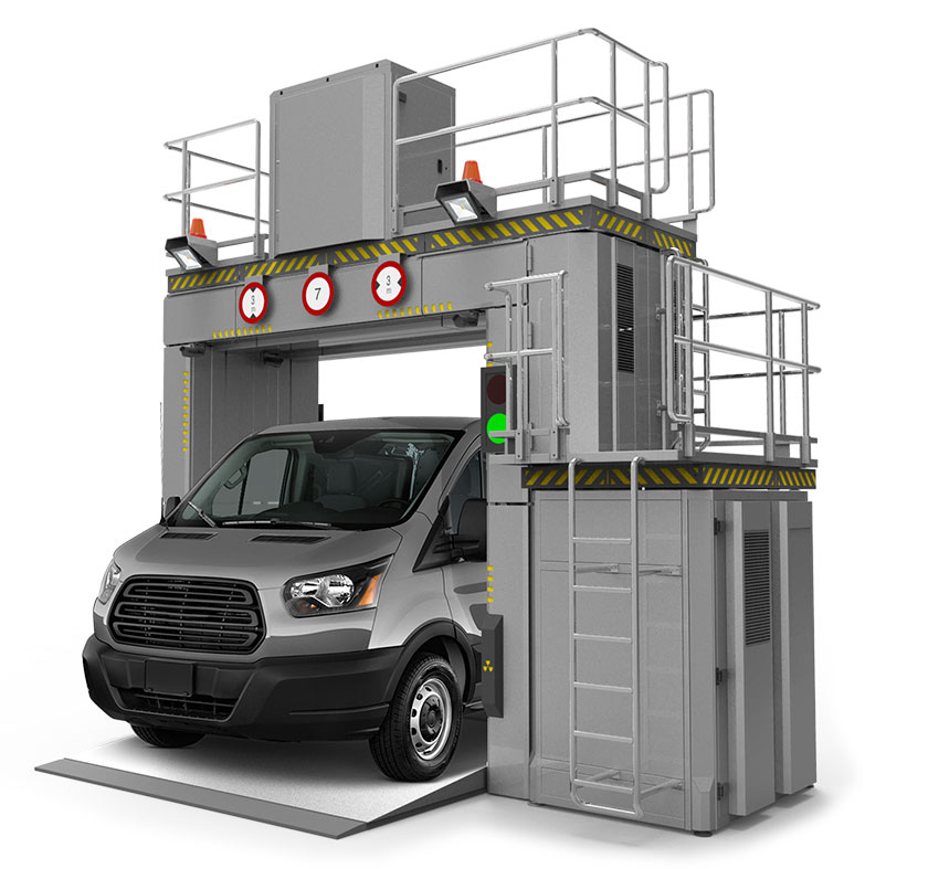 DTP 320DV | DUAL-VIEW OCCUPIED VEHICLE SCANNER